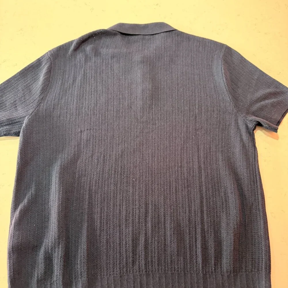 Madewell Tuck-Stitch Three-Button Sweater Polo Medium Relaxed Fit ***NWT - Picture 4 of 4